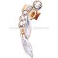 china supplier wholesale large crystal hoop fashion diamond stud earrings